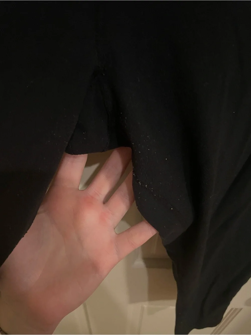 lululemon athletica Black Cropped Leggings